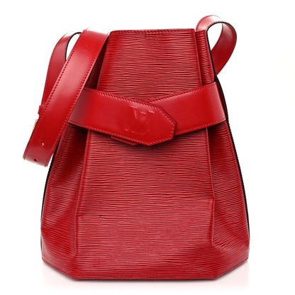 Louis Vuitton Epi Sac D'epaule Castillan Red 1 of 10