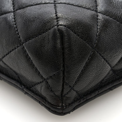 Chanel Lambskin Quilted Phone Holder Black 8 of 9
