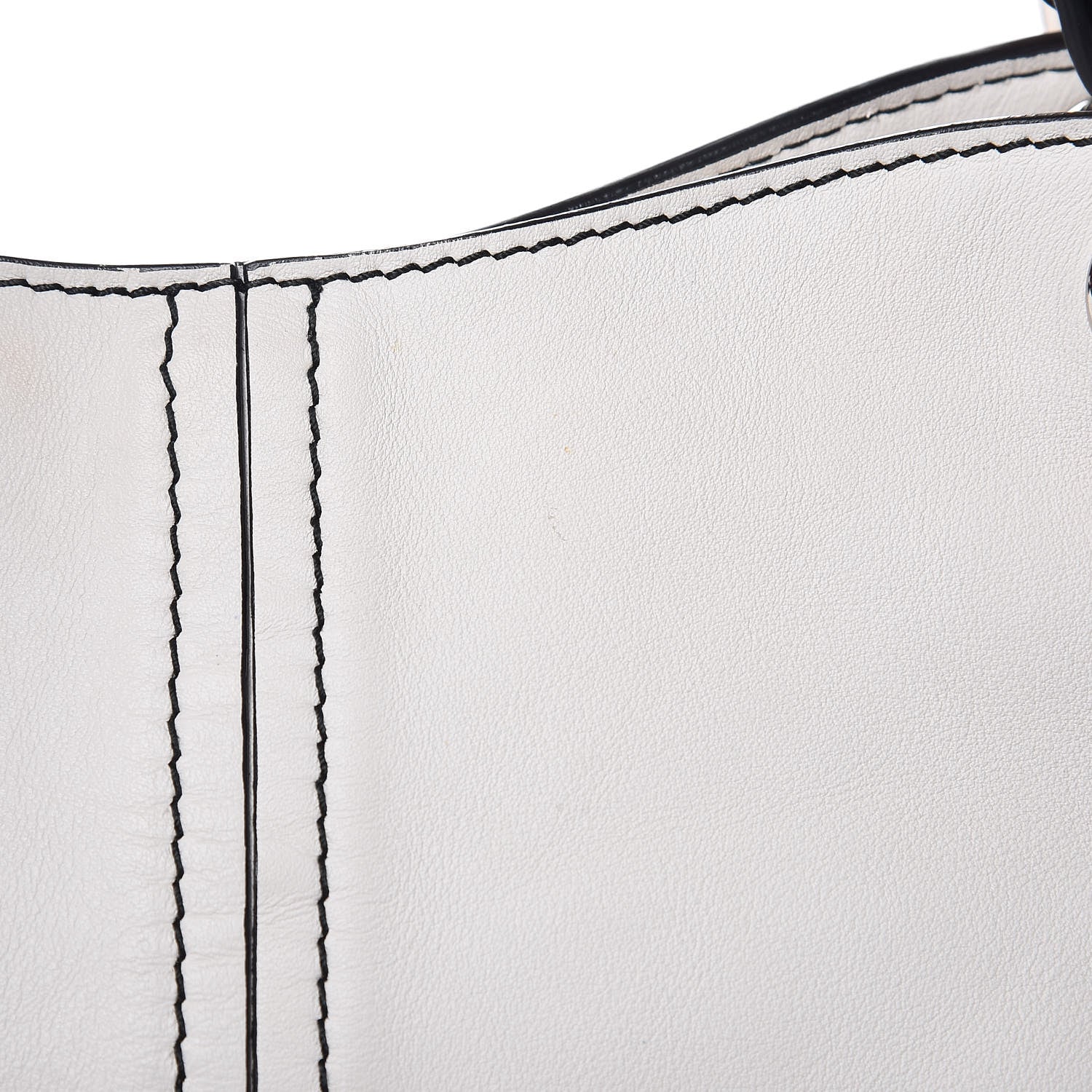 Proenza Schouler Calfskin Curl Satchel Optic White 12 of 12