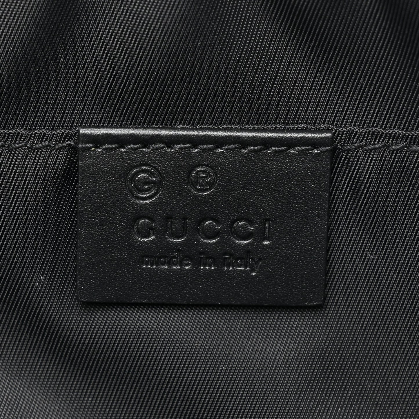 Canvas Web Slim Belt Bag Black