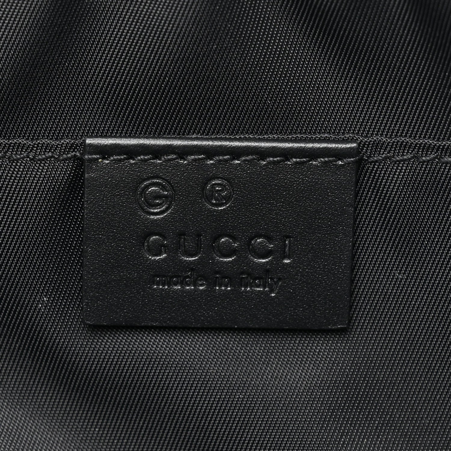 Gucci Canvas Web Slim Belt Bag Black 6 of 10