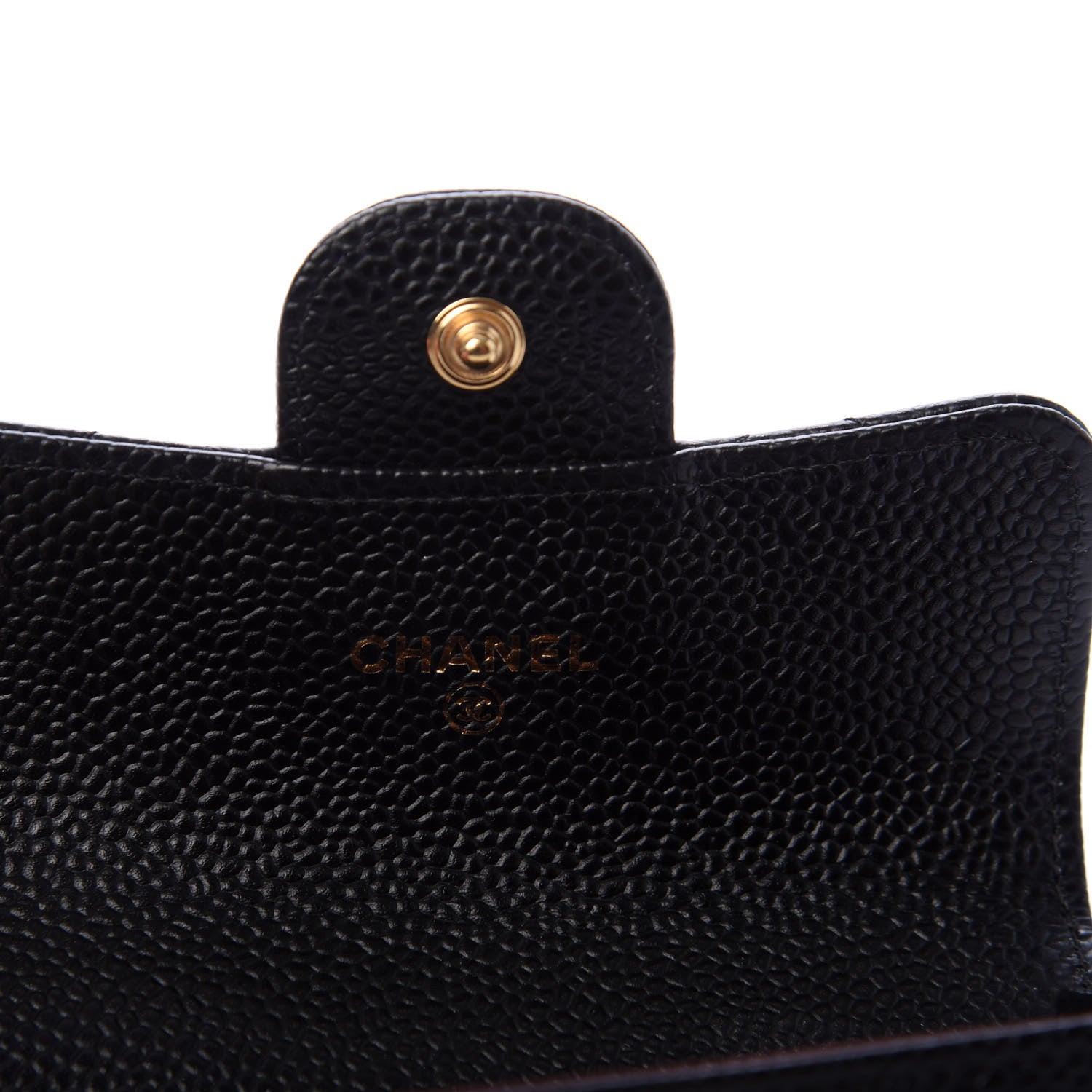 Chanel Caviar Quilted Flap Card Holder Black 7 of 8