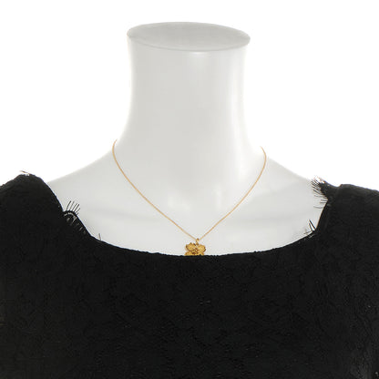 Tiffany 18k Gold Dogwood Flower Pendant Necklace 2 of 6