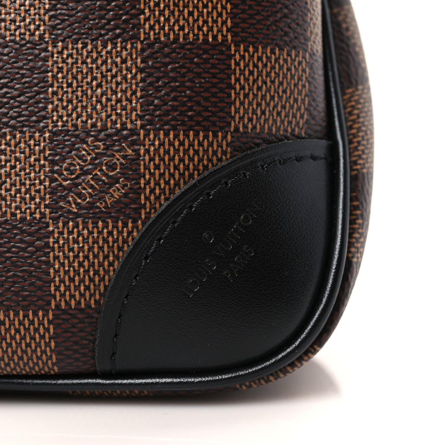 Louis Vuitton Damier Ebene Odeon PM Black 6 of 9