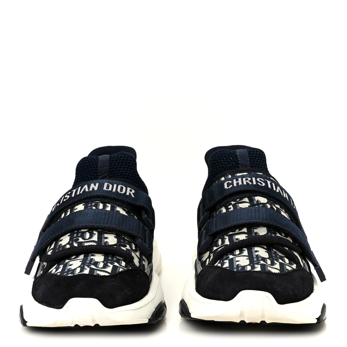Technical Fabric Oblique D-Wander Sneakers 40 Deep Blue