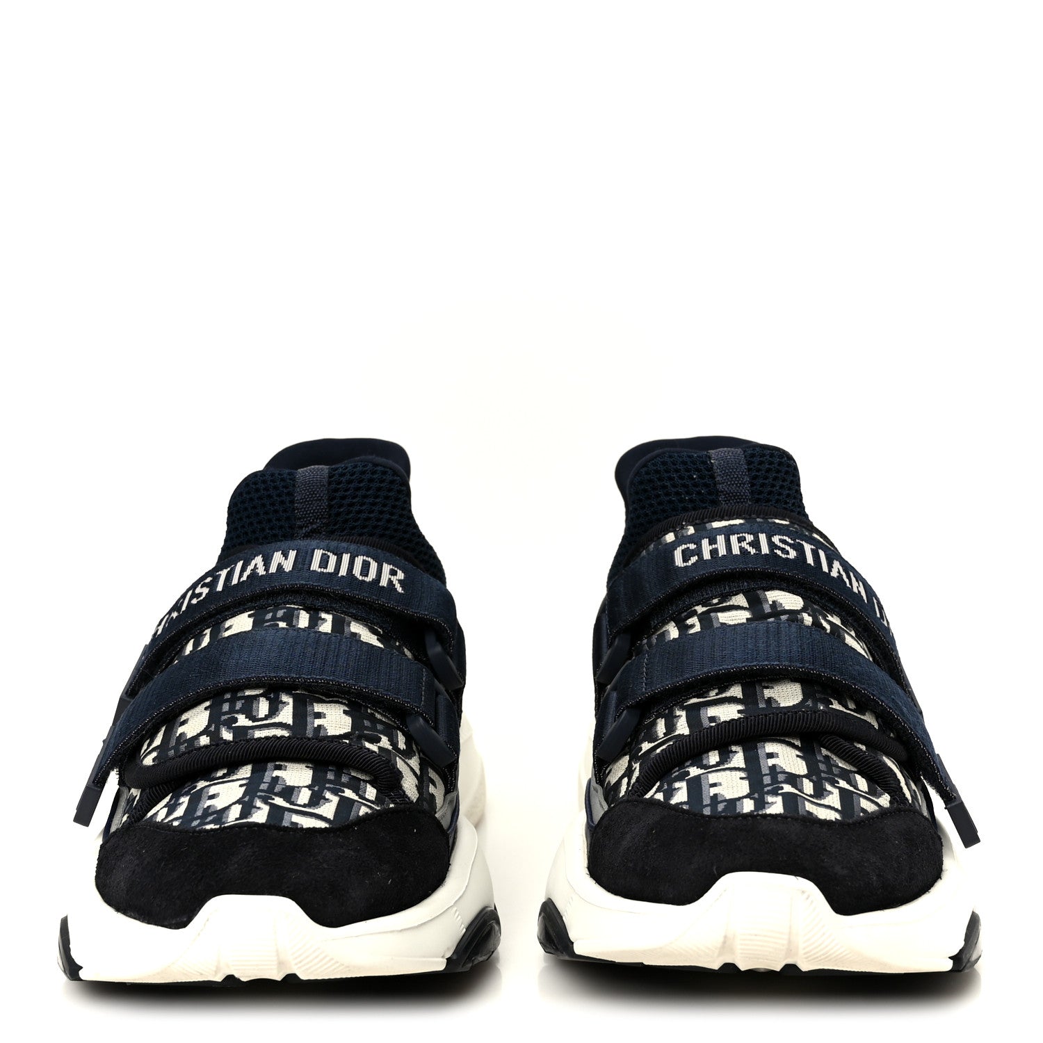 Christian Dior Technical Fabric Oblique D-Wander Sneakers 40 Deep Blue 3 of 10