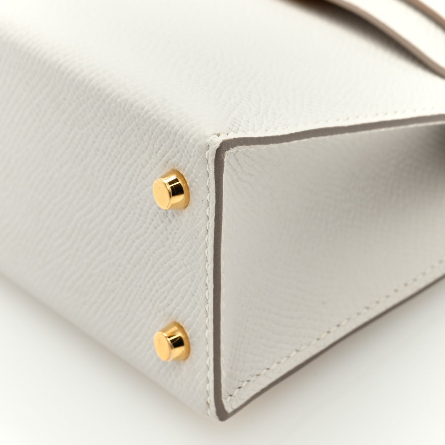 Epsom Mini Kelly Sellier 20 Gris Pale