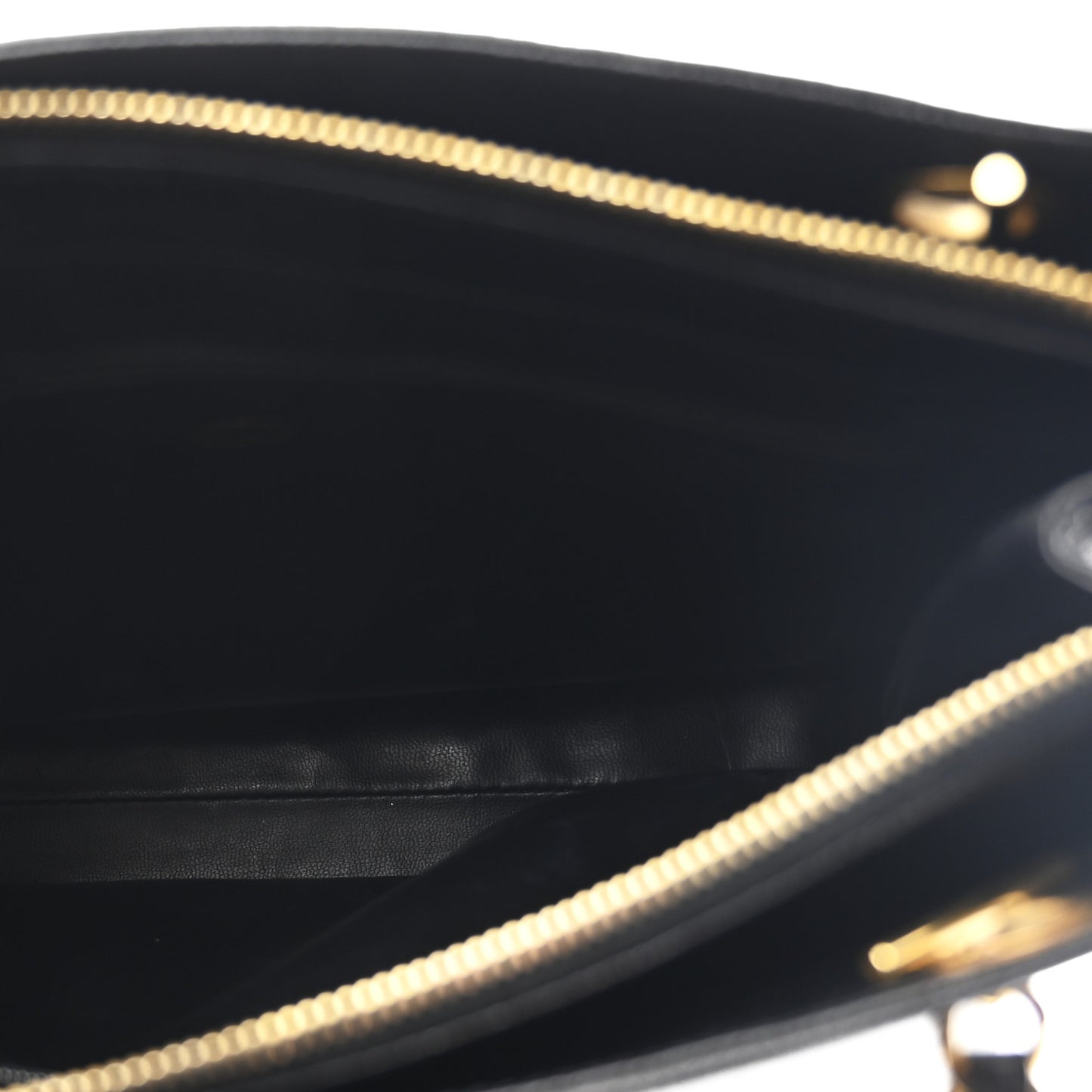 Caviar Flap Shoulder Bag Black