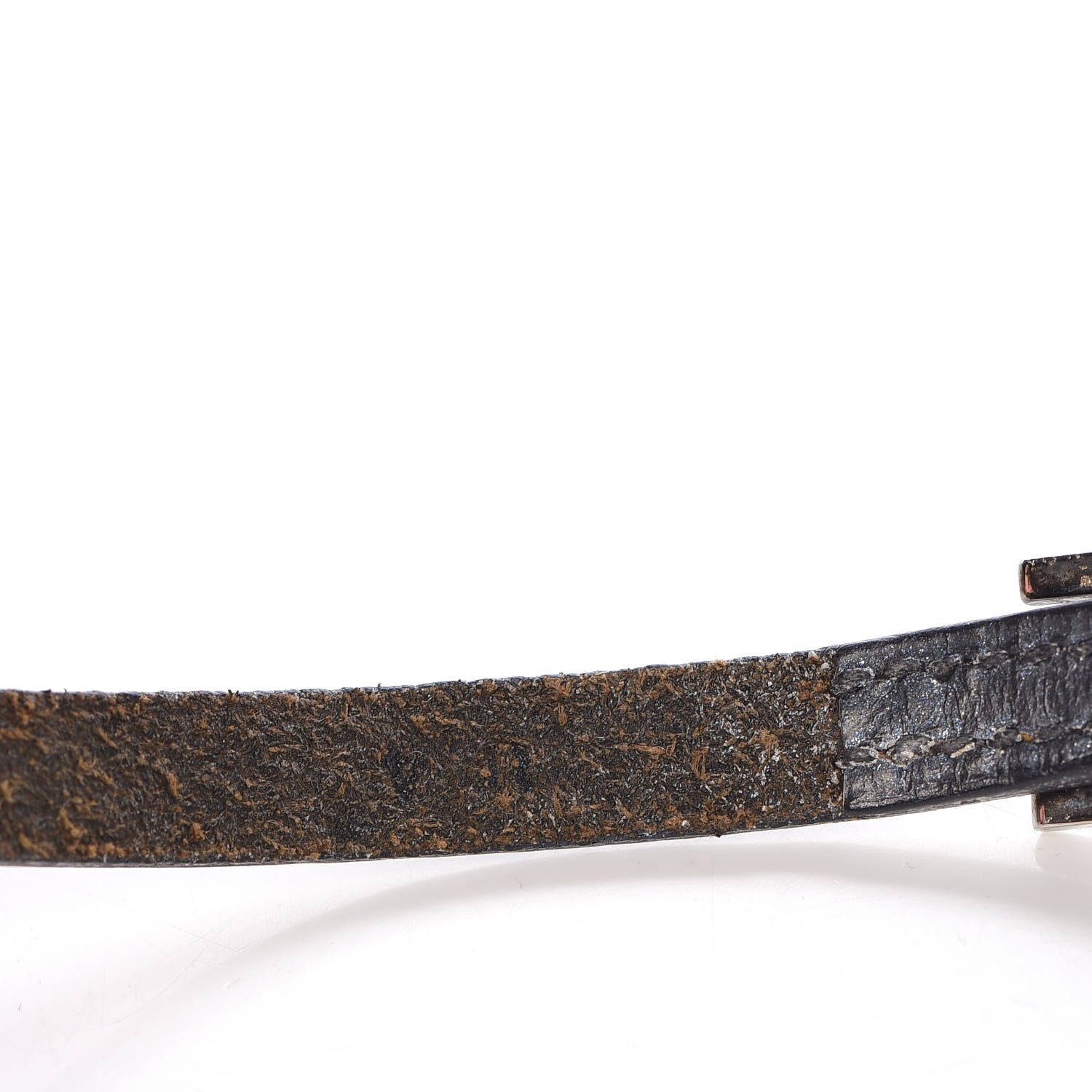 Hermes Chamonix Hapi 3MM Triple Tour Wrap Bracelet S Black 5 of 8