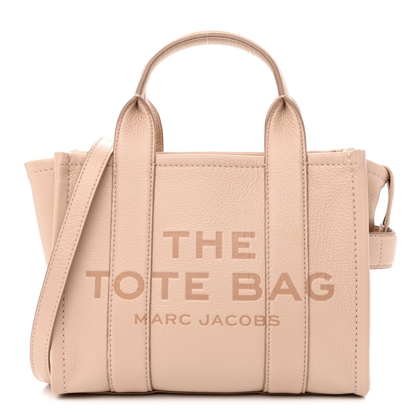 Grained Calfskin Small The Tote Bag Rose Dust