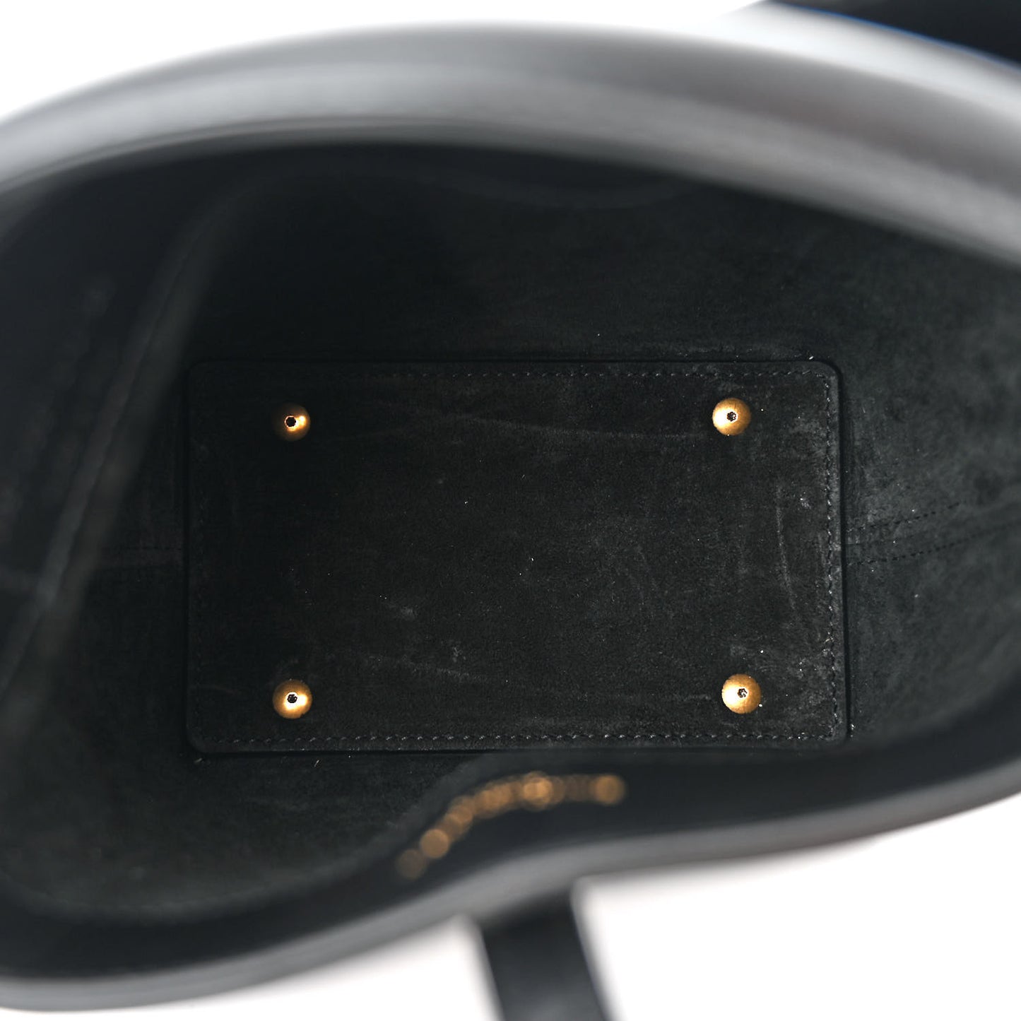 Shiny Calfskin Le 37 Mini Bucket Bag Black