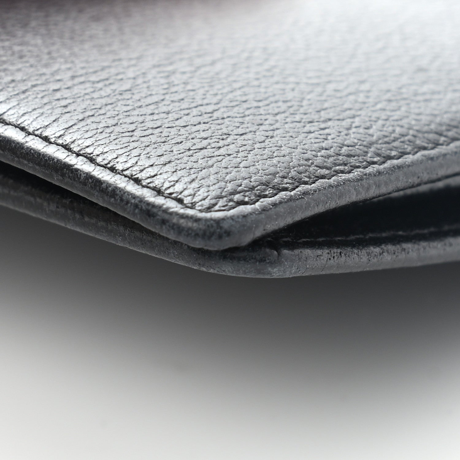 Chanel Goatskin Camellia Embossed Yen Wallet Black 15 of 17