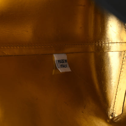 Mansur Gavriel Vegetable Tanned Calfskin Bucket Bag Black Oro 8 of 16