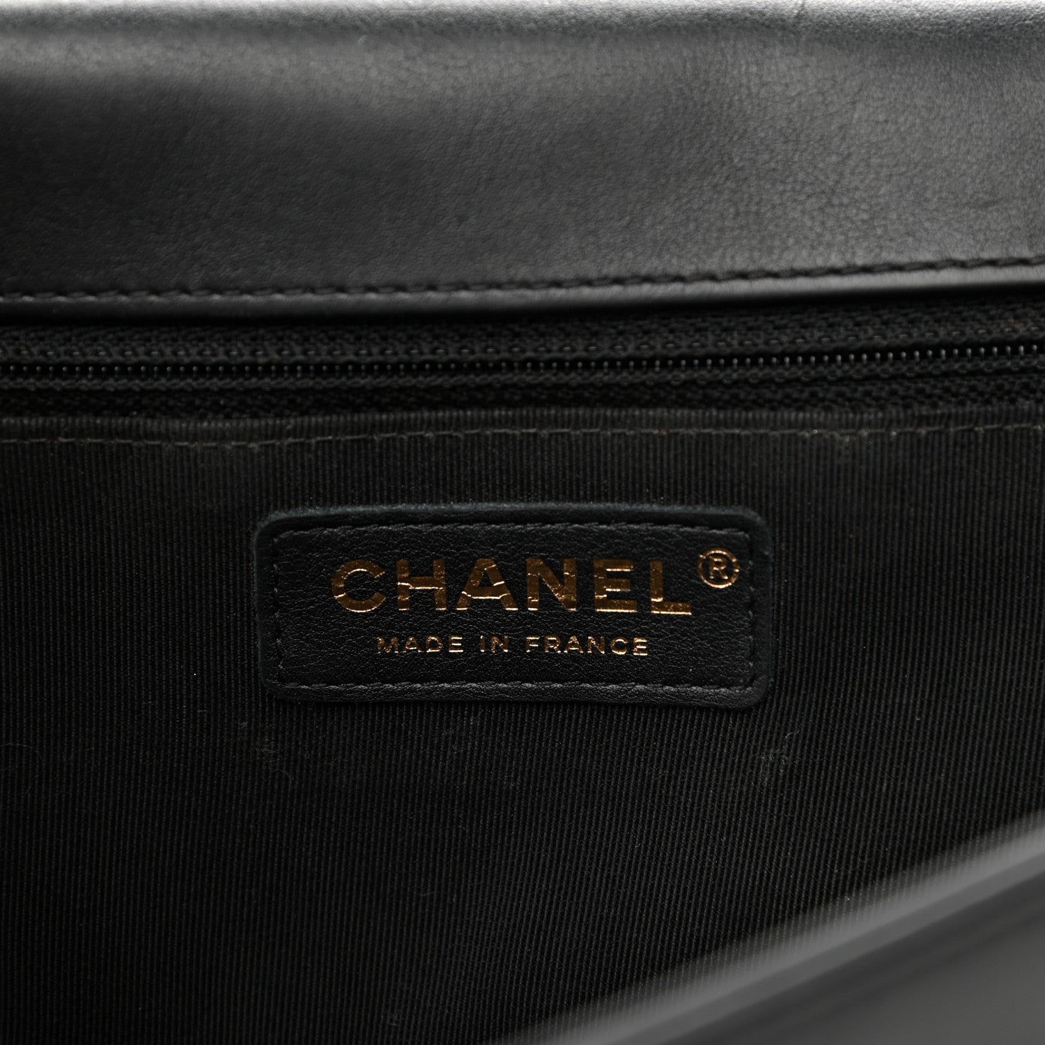 Chanel Lambskin Chevron Quilted Medium Boy Flap Black 6 of 11