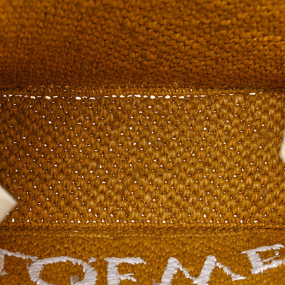 Loewe Raffia Small Paula's Ibiza Logo Tote Ochre 5 of 17