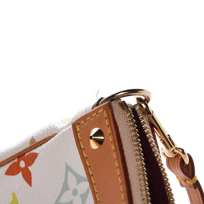 Louis Vuitton Monogram Multicolor Pochette Accessories White 10 of 11