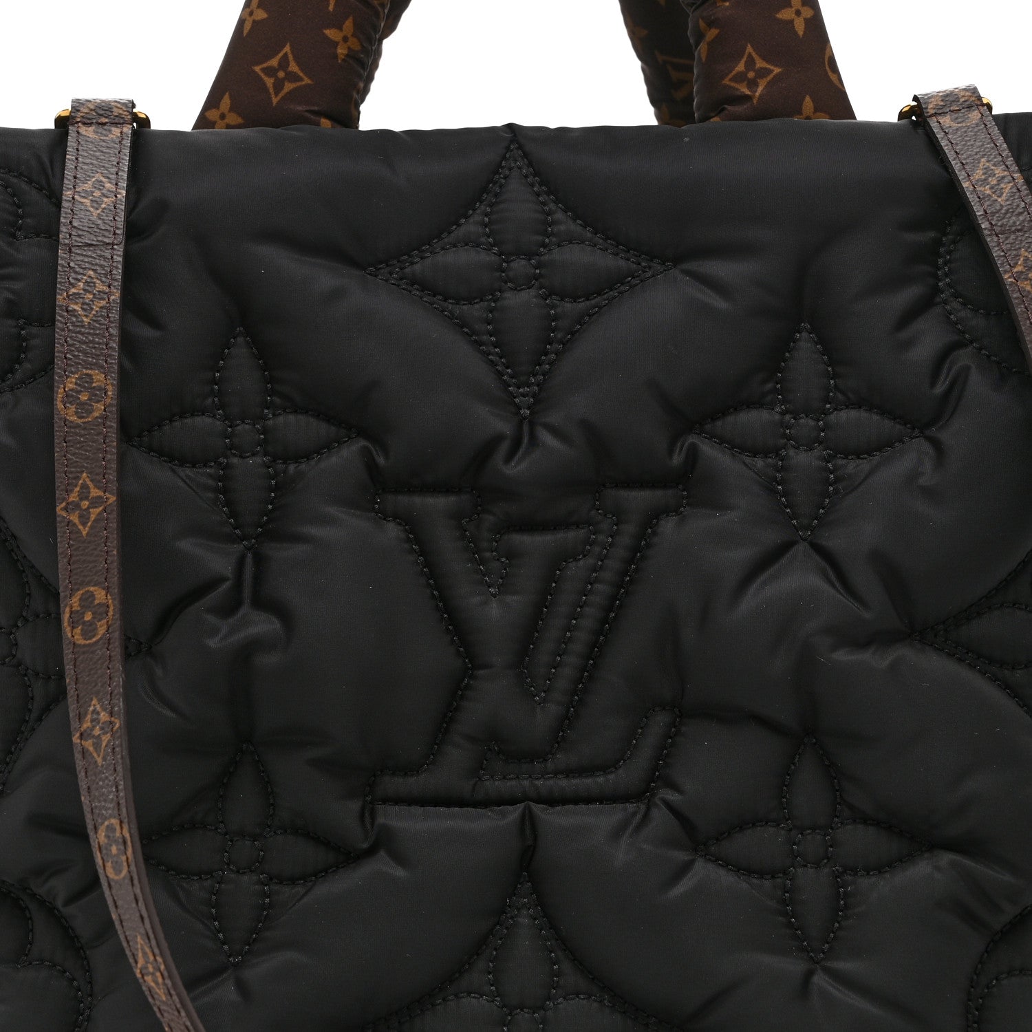 Louis Vuitton Econyl Monogram Pillow Giant Onthego MM Black 7 of 9