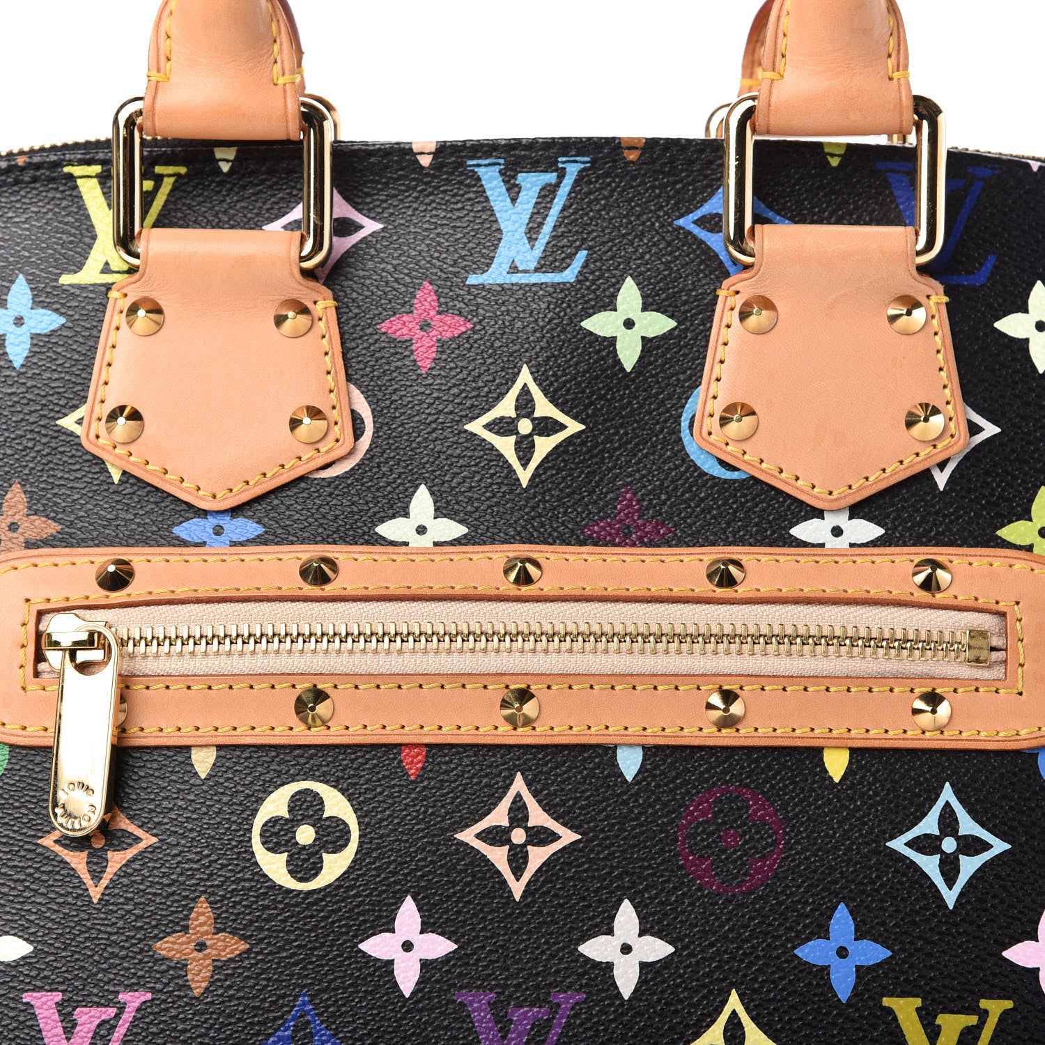 Louis Vuitton Monogram Multicolor Alma Black 10 of 10