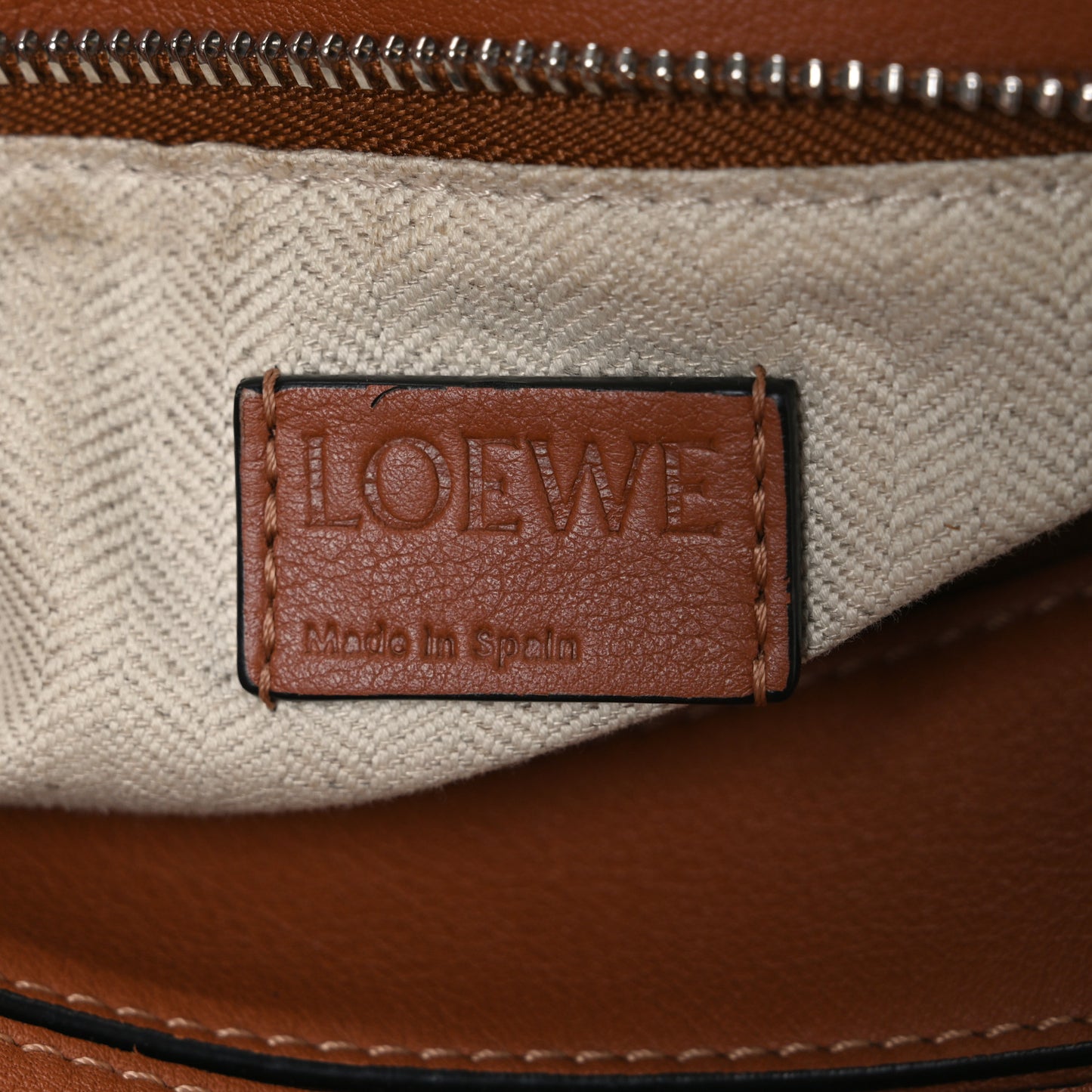 Calfskin Small Puzzle Bag Tan