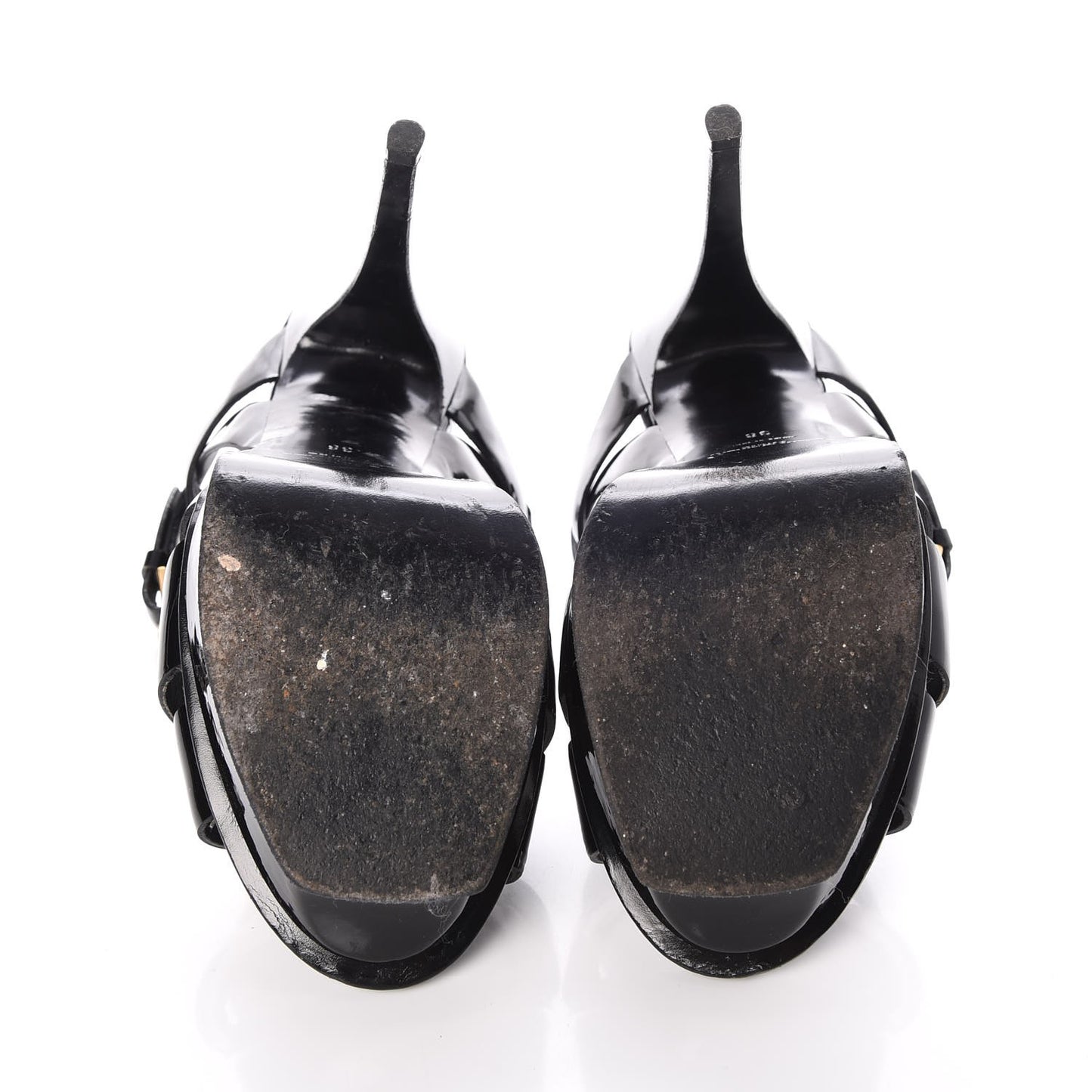 Patent Tribute 105 Platform Sandals 38 Black