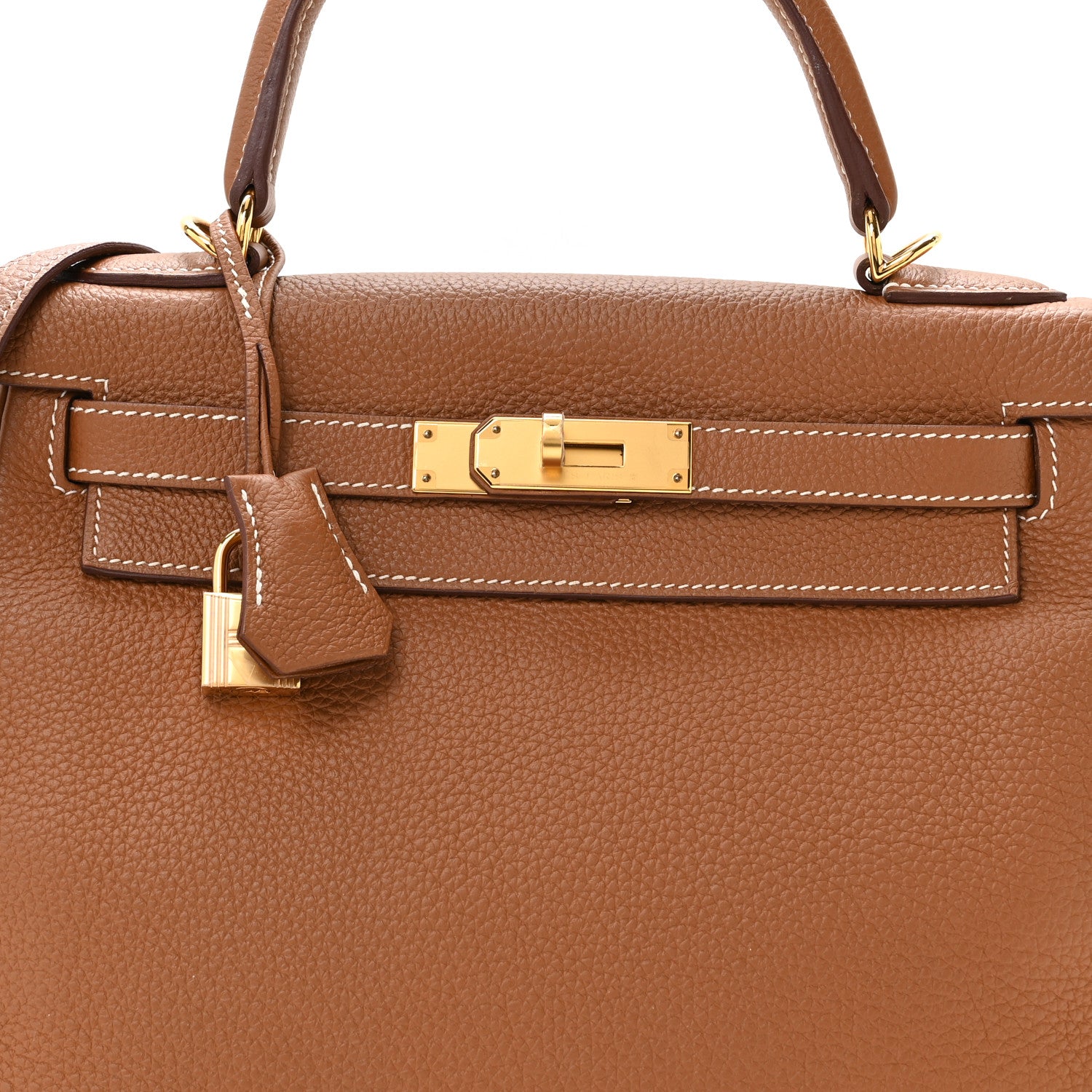 Hermes Togo Kelly Retourne 28 Gold 7 of 10
