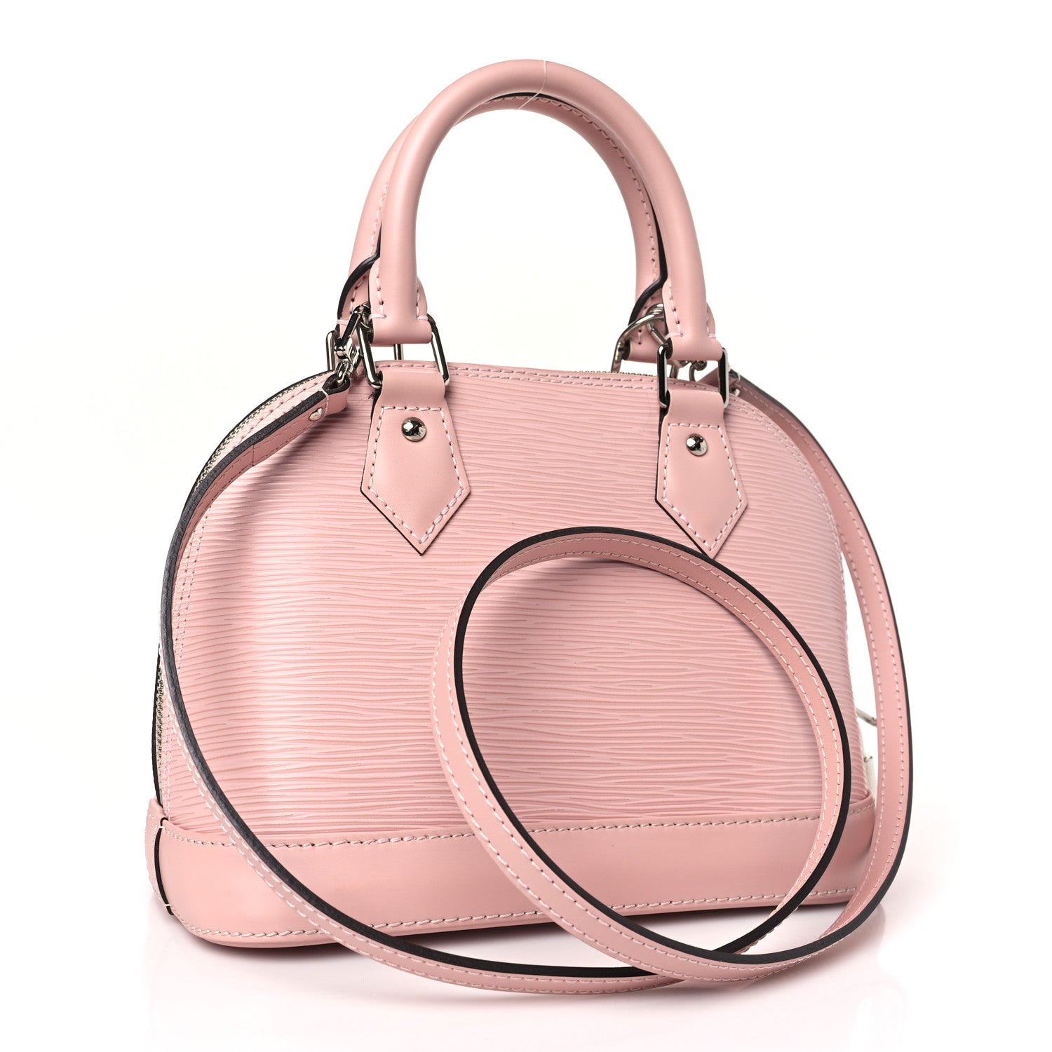Louis Vuitton Epi Alma BB Rose Ballerine 3 of 9