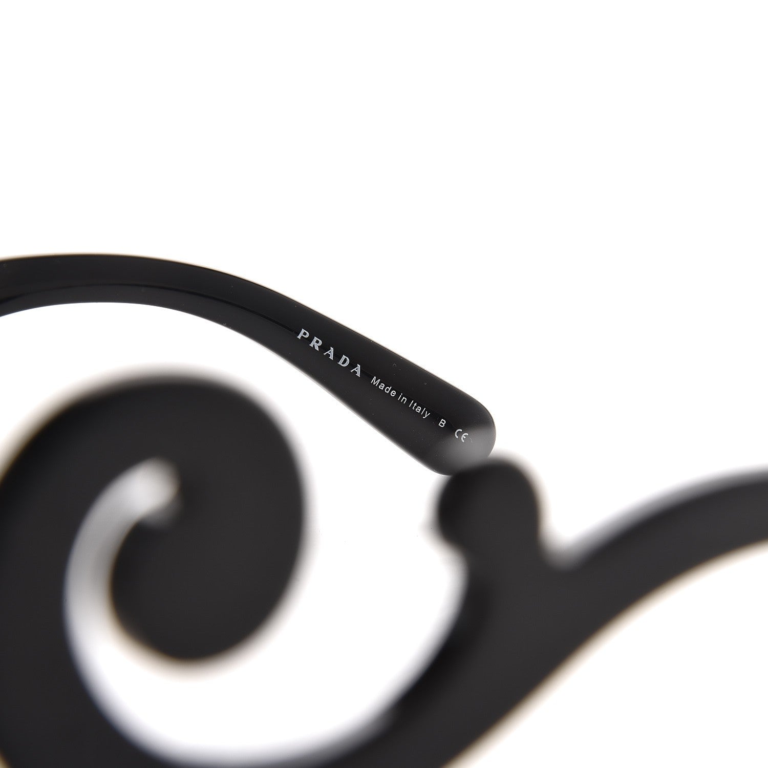 Prada Baroque Sunglasses SPR 27N Black 5 of 8