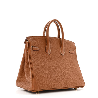 Hermes Togo Birkin 25 Gold 3 of 13