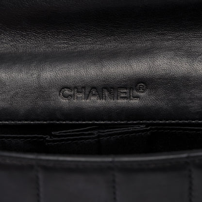 Chanel Lambskin East West Chocolate Bar Flap Black 8 of 10