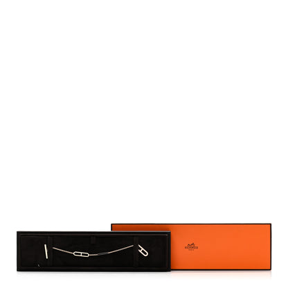 Hermes 18K Rose Gold Diamond PM Ever Chaine D'Ancre Bracelet SH 4 of 4