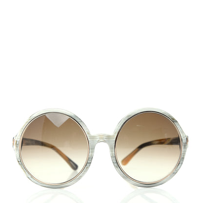 Tom Ford Acetate Carrie Sunglasses TF268 Grey Horn 2 of 8