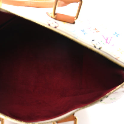 Louis Vuitton Monogram Multicolor Speedy 40 White 5 of 9