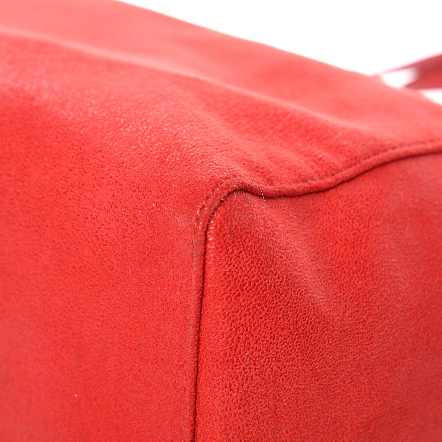 Stella McCartney Shaggy Deer Falabella East West Shopper Tote Red 9 of 12