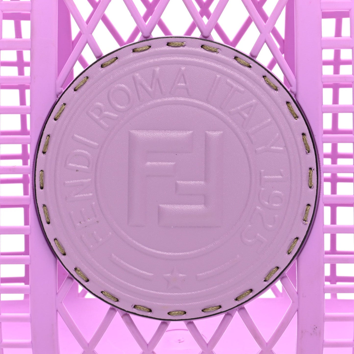 Recycled Plastic Vitello Liberty Matte Small Fendi Basket Violetta