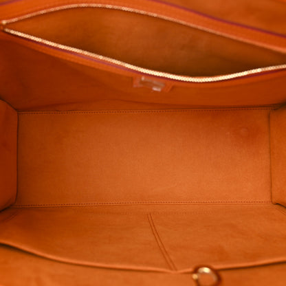 MCM Calfskin Gradation Large Munchen Tote Orange 9 of 19
