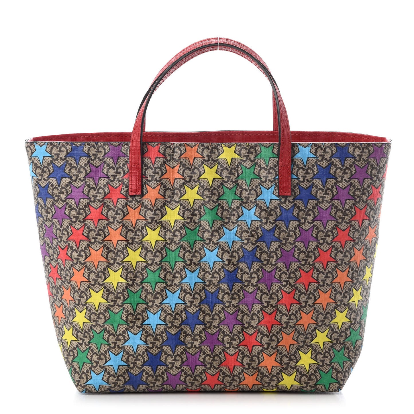 GG Supreme Monogram Childrens Star Print Tote Multicolor