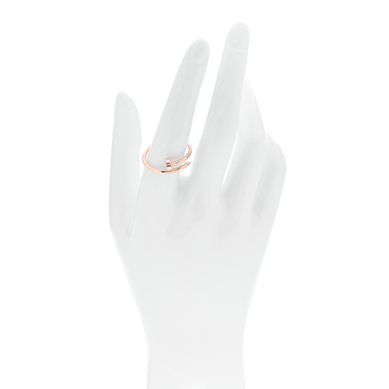 Cartier 18K Pink Gold Small Juste Un Clou Ring 60 9 2 of 6