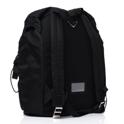 Prada Tessuto Nylon Montagna Double Buckle Backpack Black 2 of 13