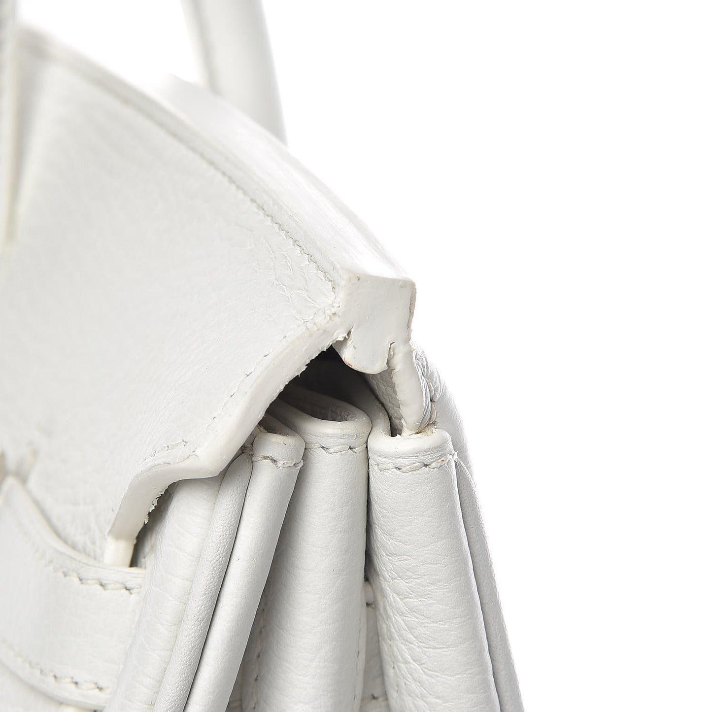 Taurillon Clemence Birkin 40 White
