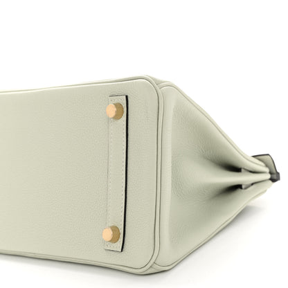 Hermes Togo Birkin 25 Gris Neve 9 of 12