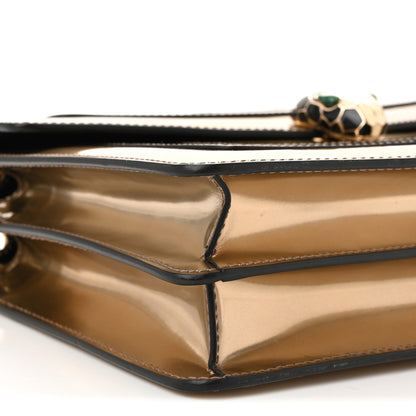 Bulgari Metallic Calfskin Serpenti Forever Shoulder Bag Bronze 9 of 11