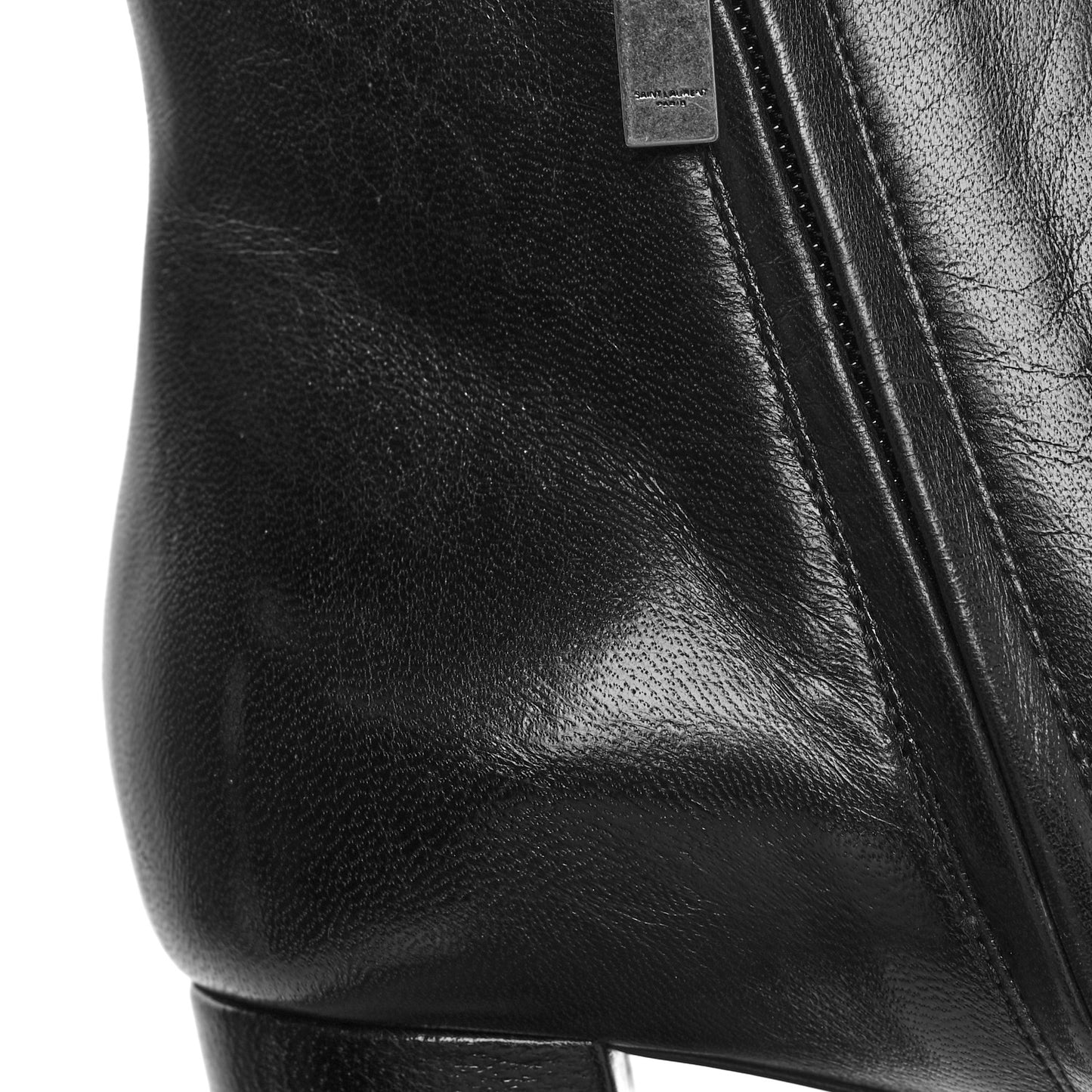 Nappa Loulou Ankle Zip Boot 39.5 Black