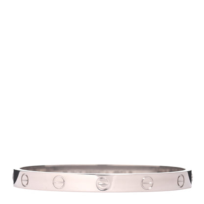 Cartier 18K White Gold LOVE Bracelet 17 3 of 5