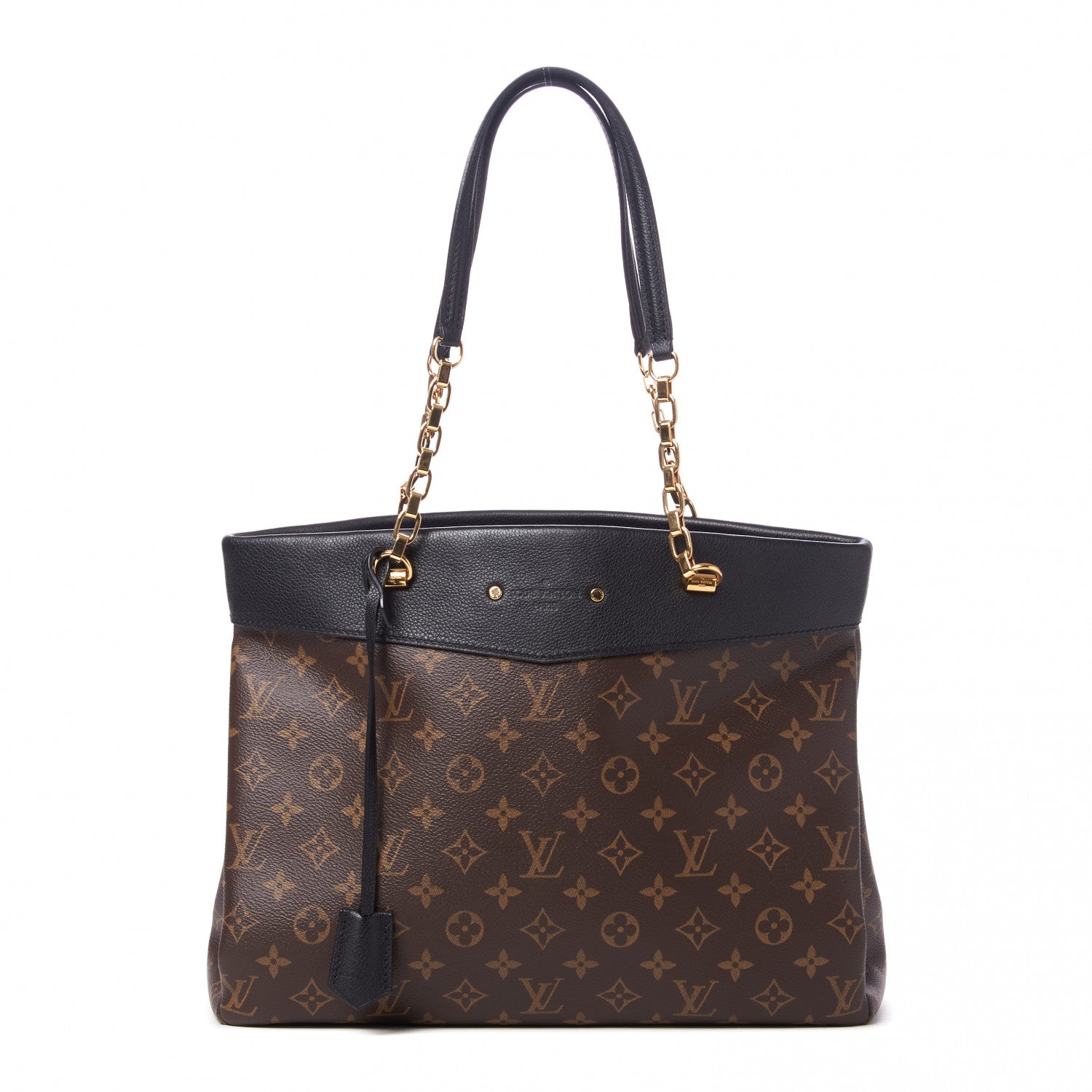 Louis Vuitton Monogram Pallas Shopper Black 1 of 8