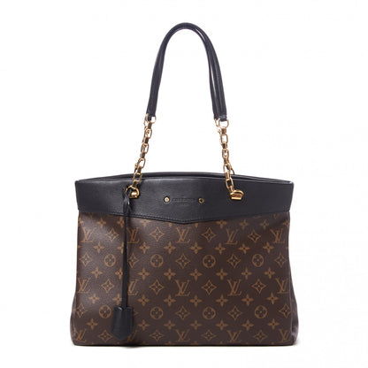 Louis Vuitton Monogram Pallas Shopper Black 1 of 8