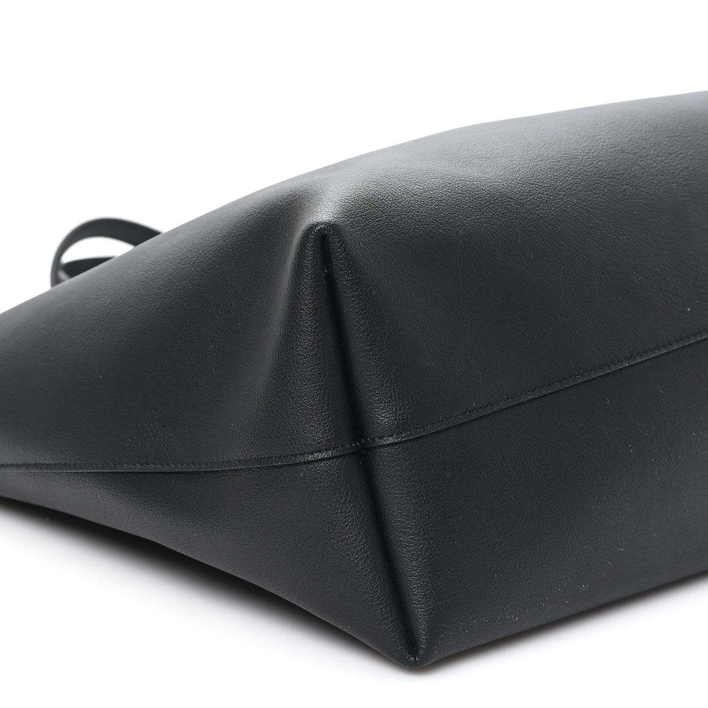 Calfskin Large Shopping Tote Black
