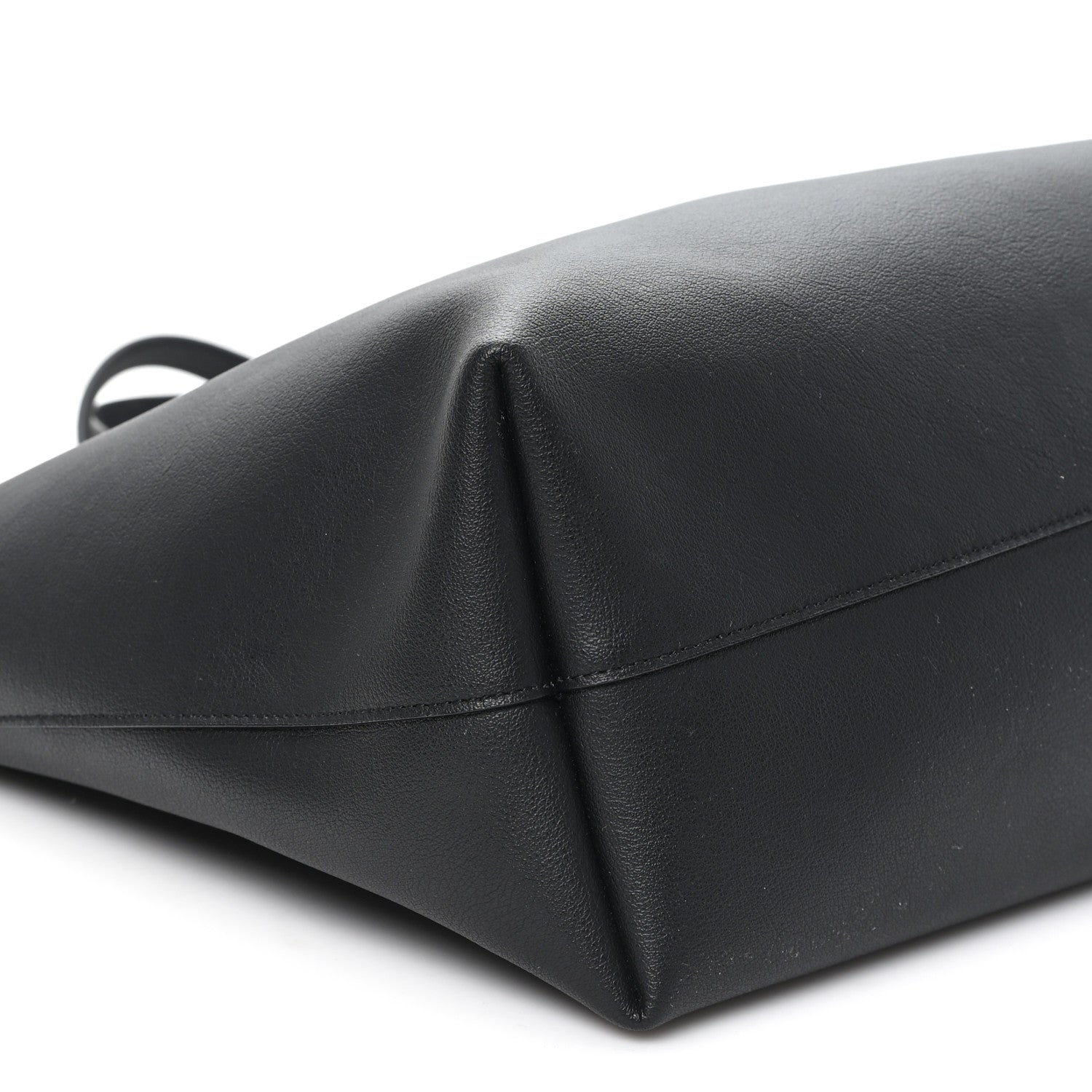 Saint Laurent Calfskin Large Shopping Tote Black 10 of 11