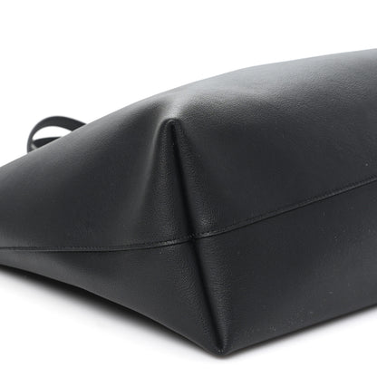 Saint Laurent Calfskin Large Shopping Tote Black 10 of 11