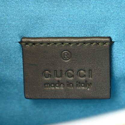 Gucci Velvet Skipper Crystal GG Monogram Small Dionysus Shoulder Bag Green 6 of 11