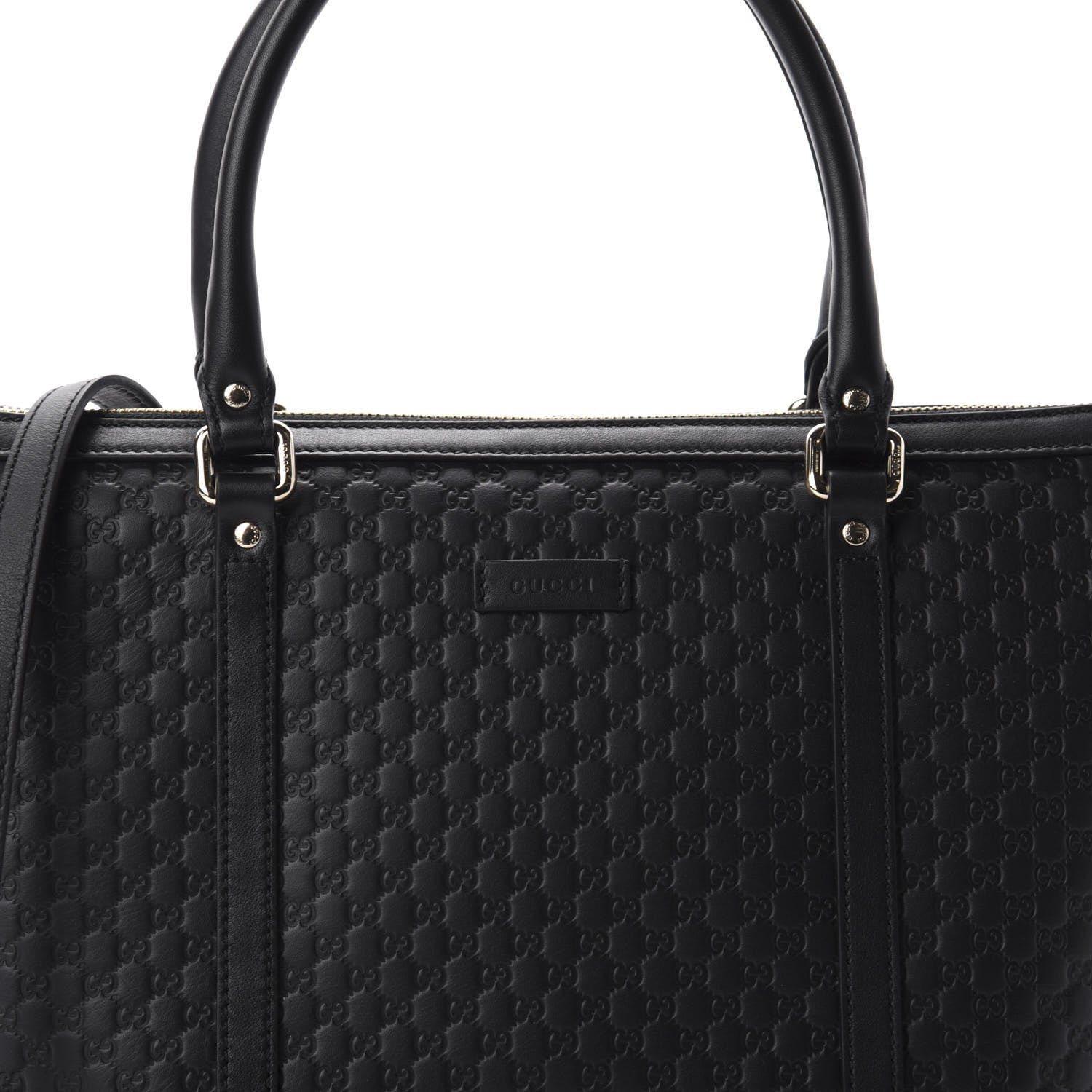 Gucci Soft Microguccissima Small Zippered Satchel Black 12 of 12